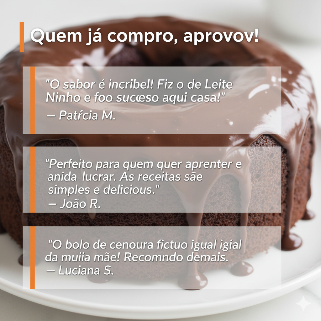 Depoimentos de quem já comprou o e-book